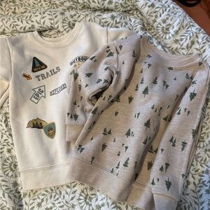Garanimals Cream and Tan Adventure Sweatshirts